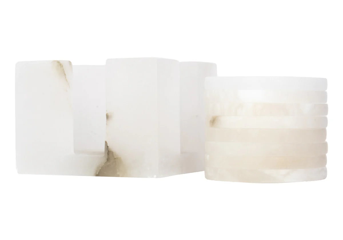 ALABASTER COASTER SET - Image 10