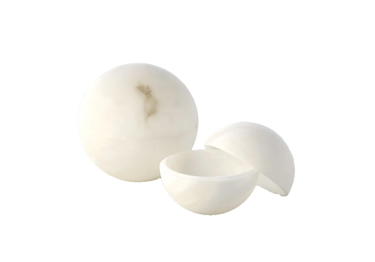 ALABASTER SPHERE BOX - Image 4