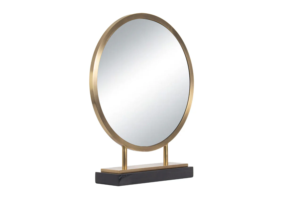 ALICE BRASS VANITY MIRROR - Image 3