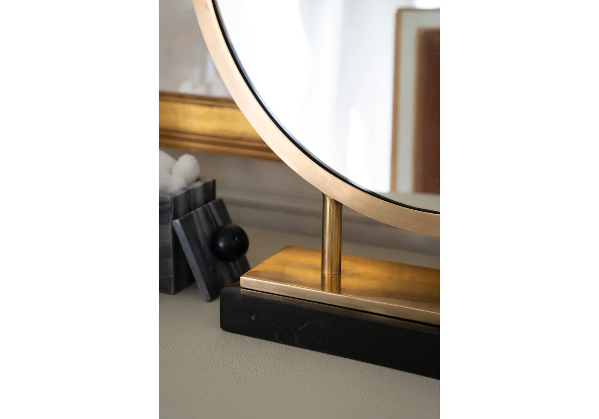 ALICE BRASS VANITY MIRROR - Image 6