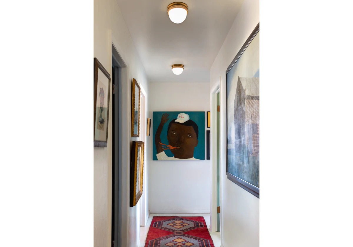 ALYS FLUSH MOUNT | Glass & Brass - Image 10