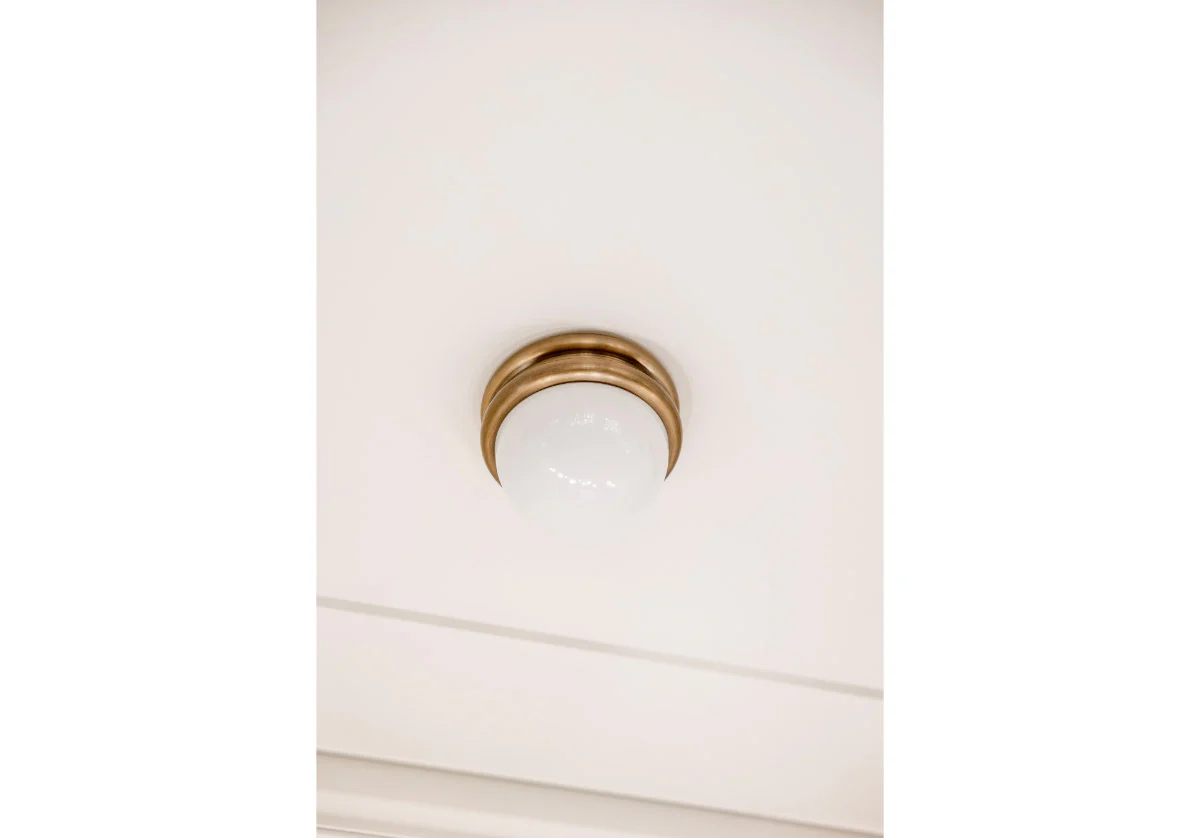 ALYS FLUSH MOUNT | Glass & Brass - Image 11