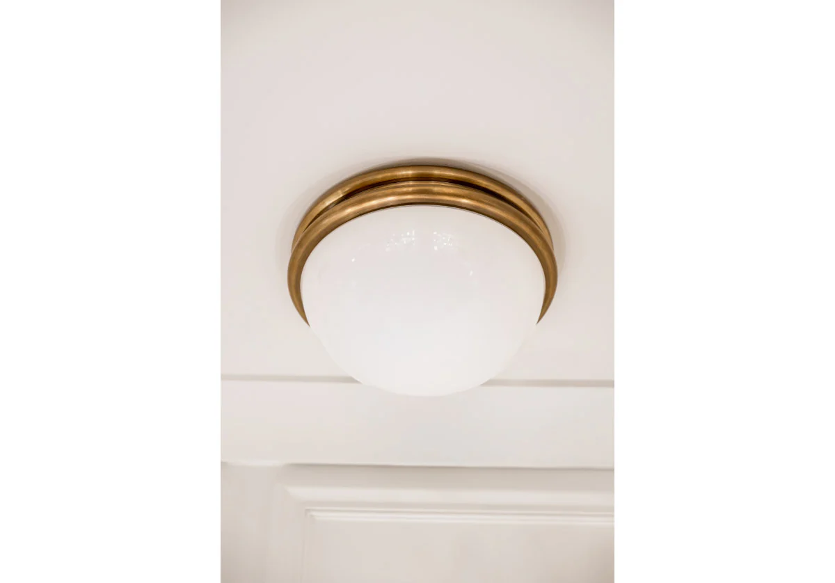 ALYS FLUSH MOUNT | Glass & Brass - Image 14
