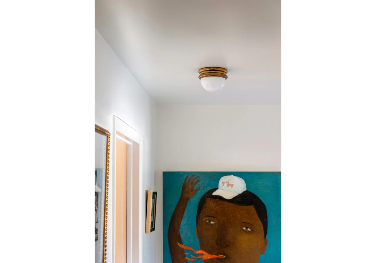 ALYS FLUSH MOUNT | Glass & Brass - Image 16
