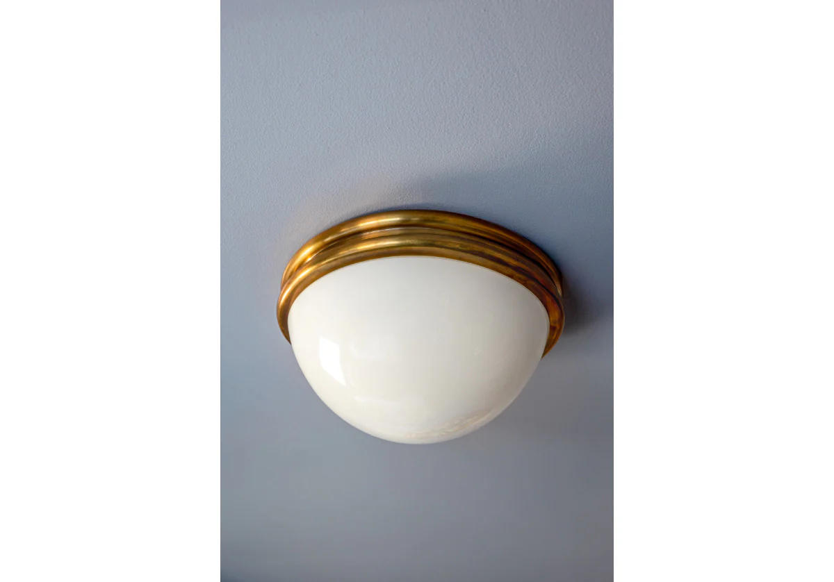 ALYS FLUSH MOUNT | Glass & Brass - Image 20