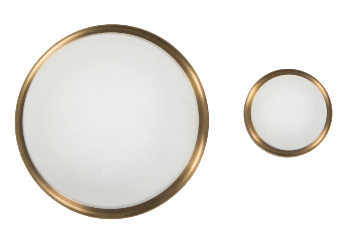 ALYS FLUSH MOUNT | Glass & Brass - Image 8