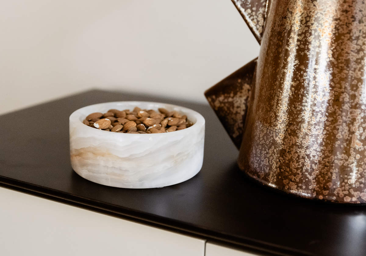 ANGELO BOWL | White Onyx - Image 3