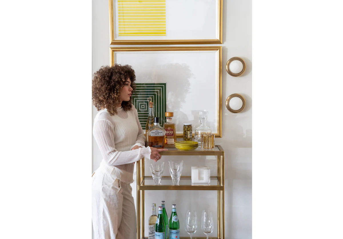 BEATRICE BRASS ETAGERE - Image 6