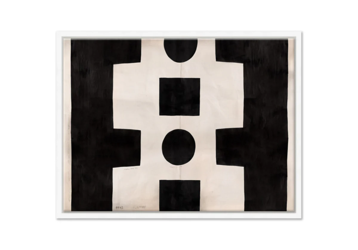 BLACK AND WHITE ABSTRACT ART - Image 3