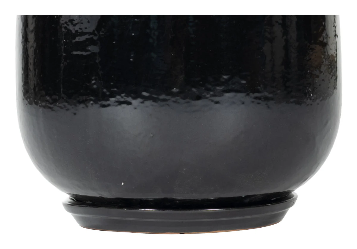 BLACK CERAMIC PLANTERS | Hand Glazed Ebony - Image 5