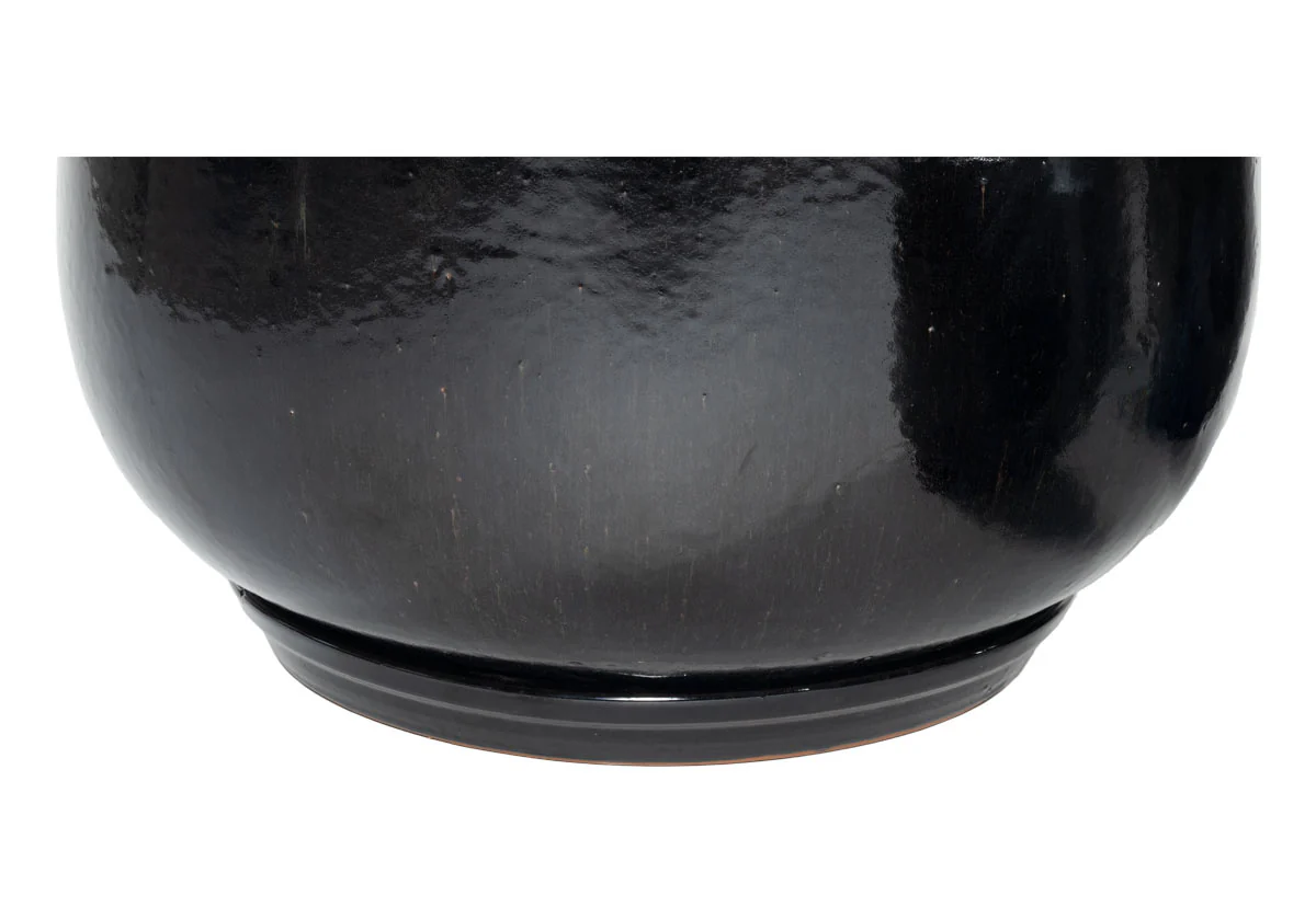 BLACK CERAMIC PLANTERS | Hand Glazed Ebony - Image 8