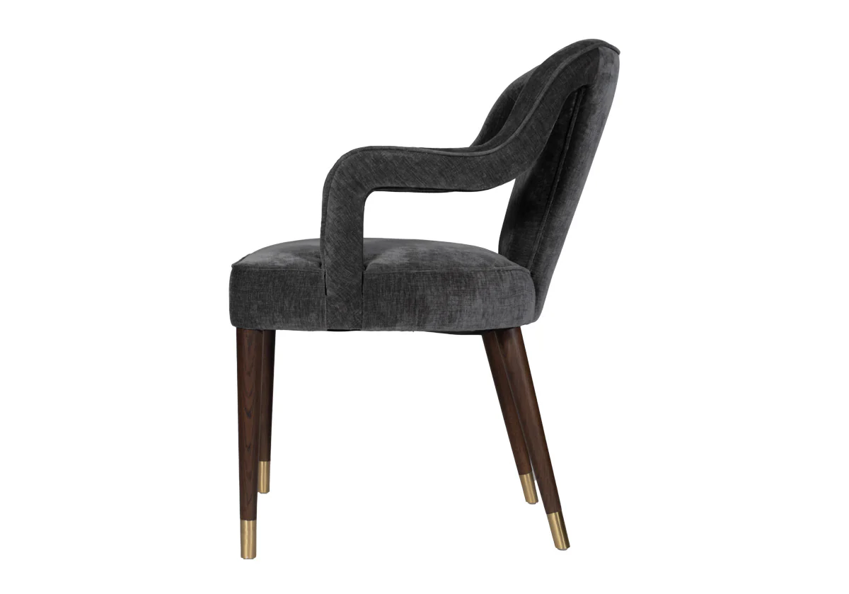 BOBBIE CHAIR | Contessa Charcoal - Image 4