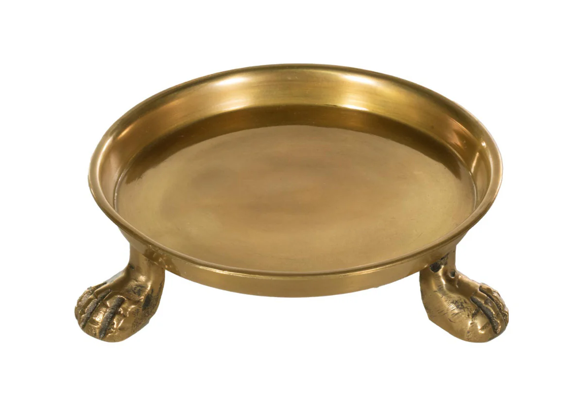 BRASS CLAWFOOT DISH - Image 3