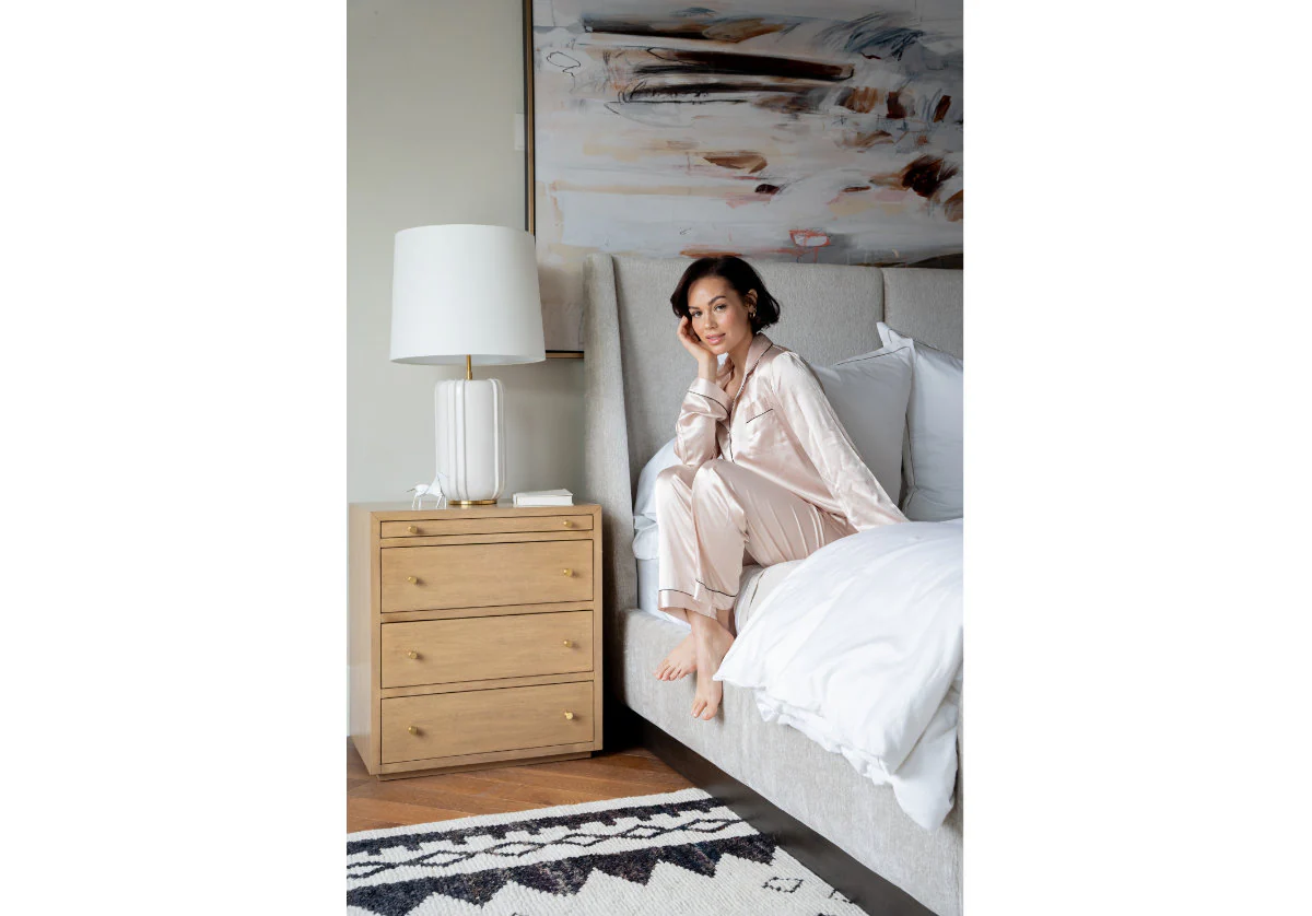 BROOKLYN NIGHTSTAND | Small | Bleached Walnut - Image 2