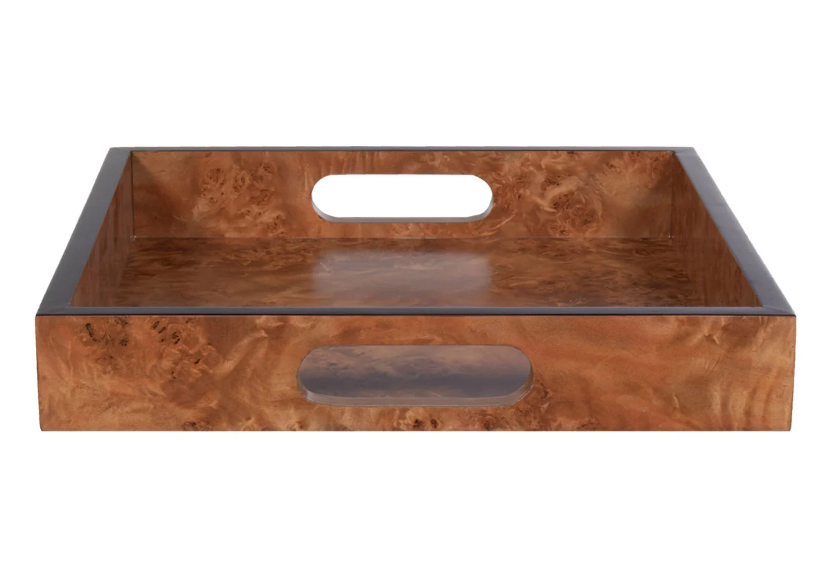 BURLED WOOD TRAY | Matte - Image 6