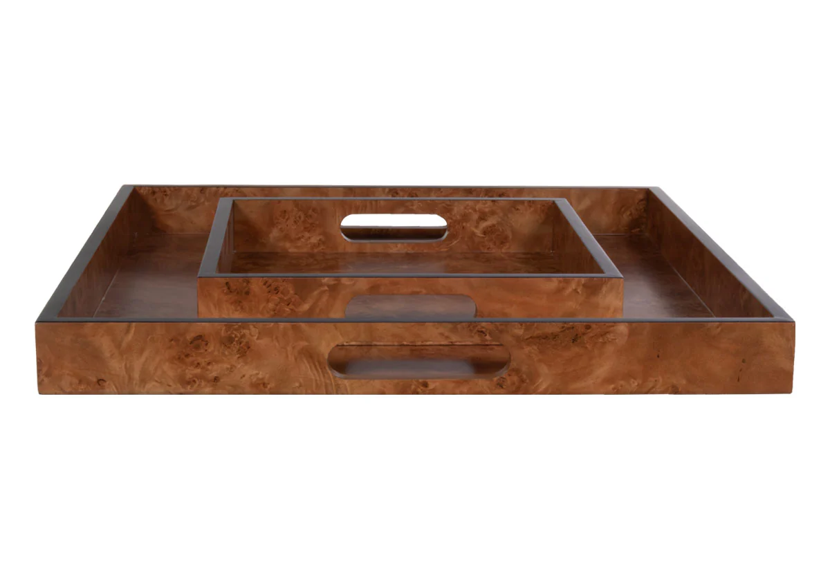 BURLED WOOD TRAY | Matte - Image 7
