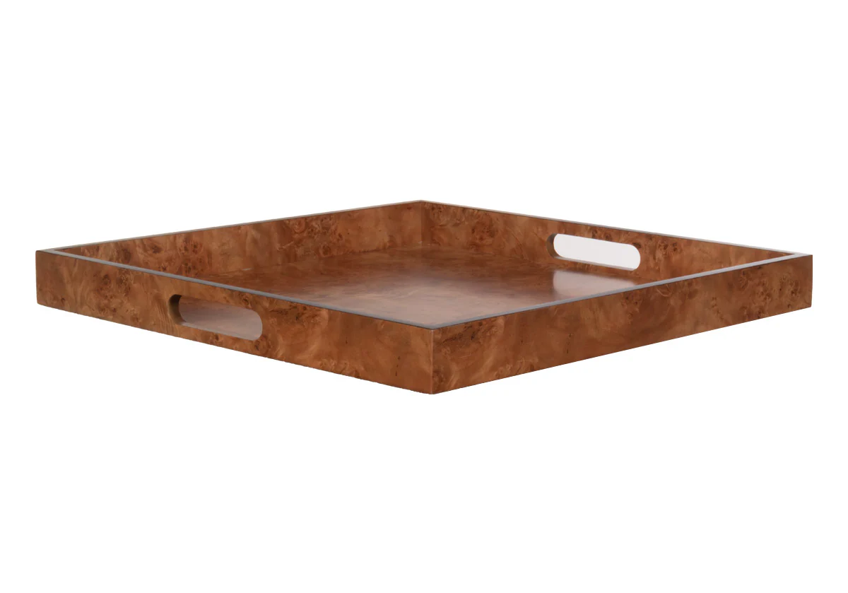 BURLED WOOD TRAY | Matte - Image 8