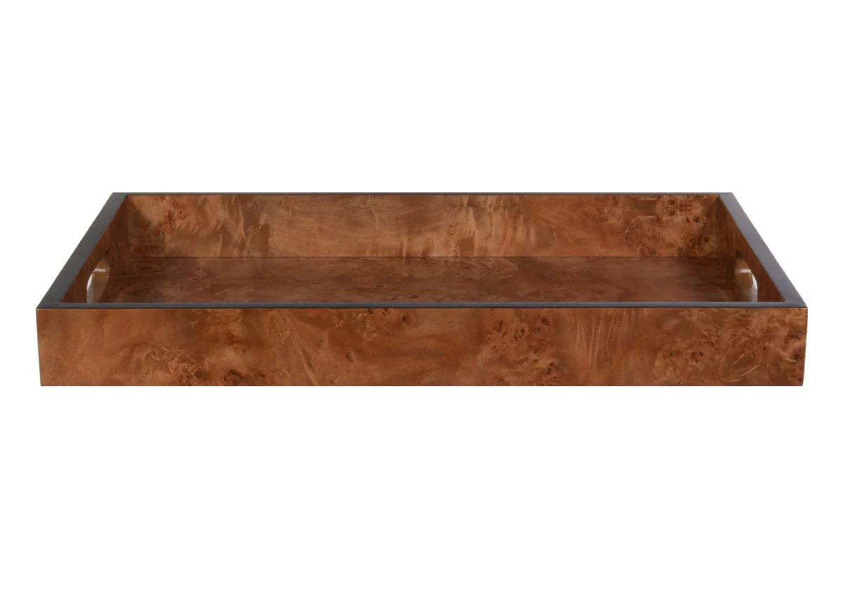 BURLED WOOD TRAY | Matte - Image 9