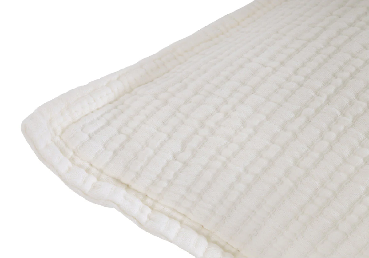 CHATHAM MATELASSE COVERLET | Cream - Image 3