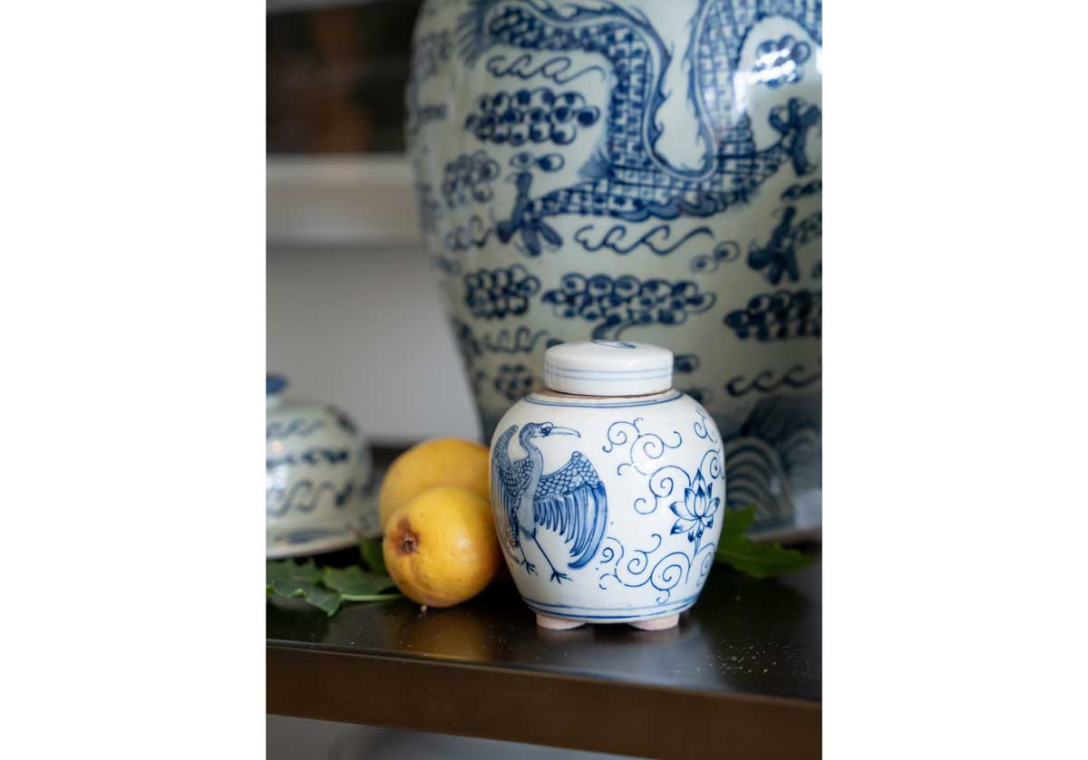 CRANE TEMPLE JAR - Image 2