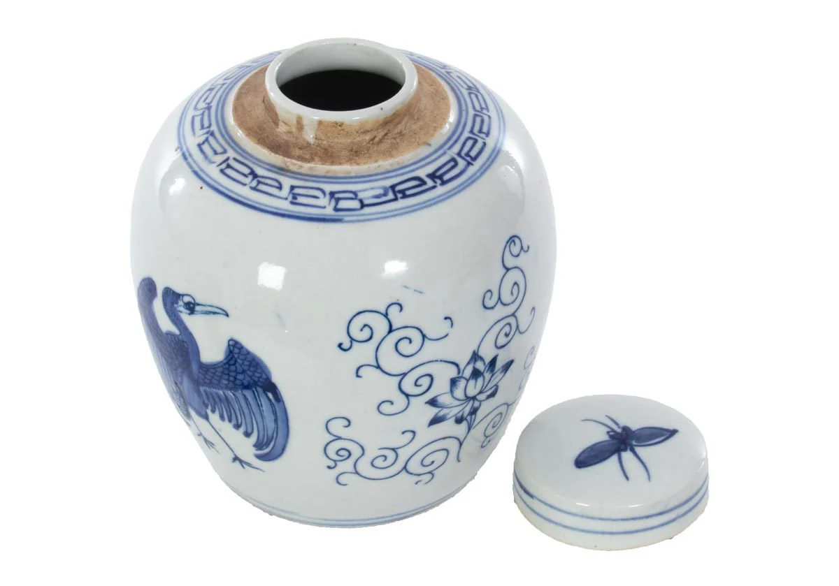 CRANE TEMPLE JAR - Image 7