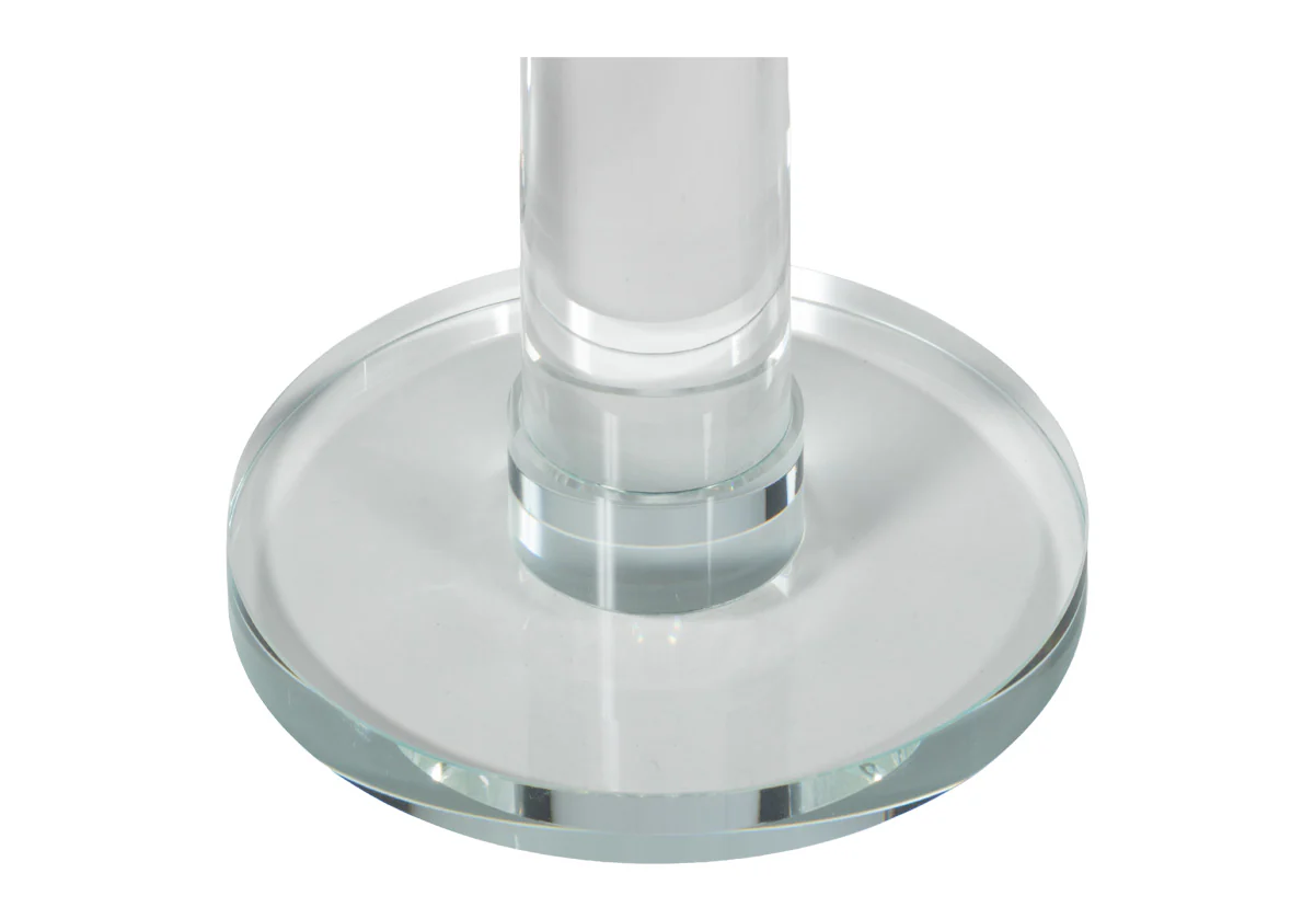 CRYSTAL COLUMN CANDLESTICK | Set of 2 - Image 3