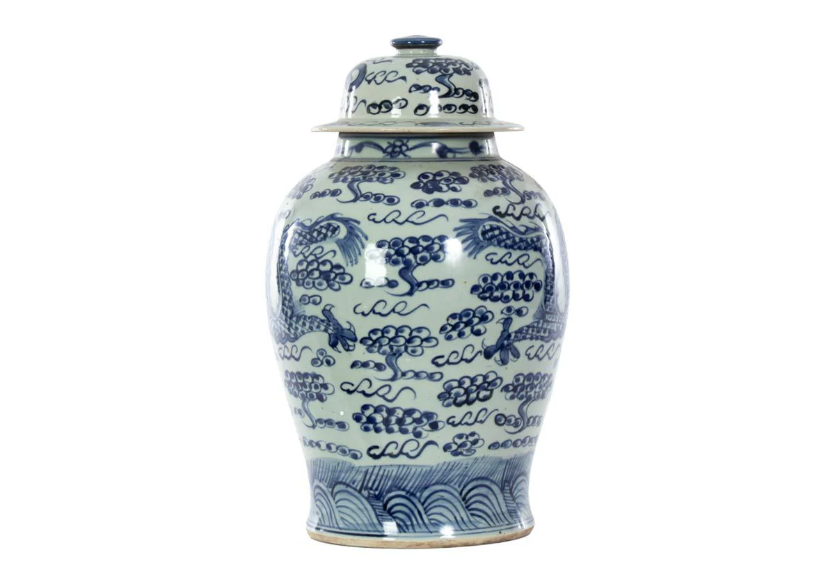 DANCING DRAGON TEMPLE JAR - Image 4
