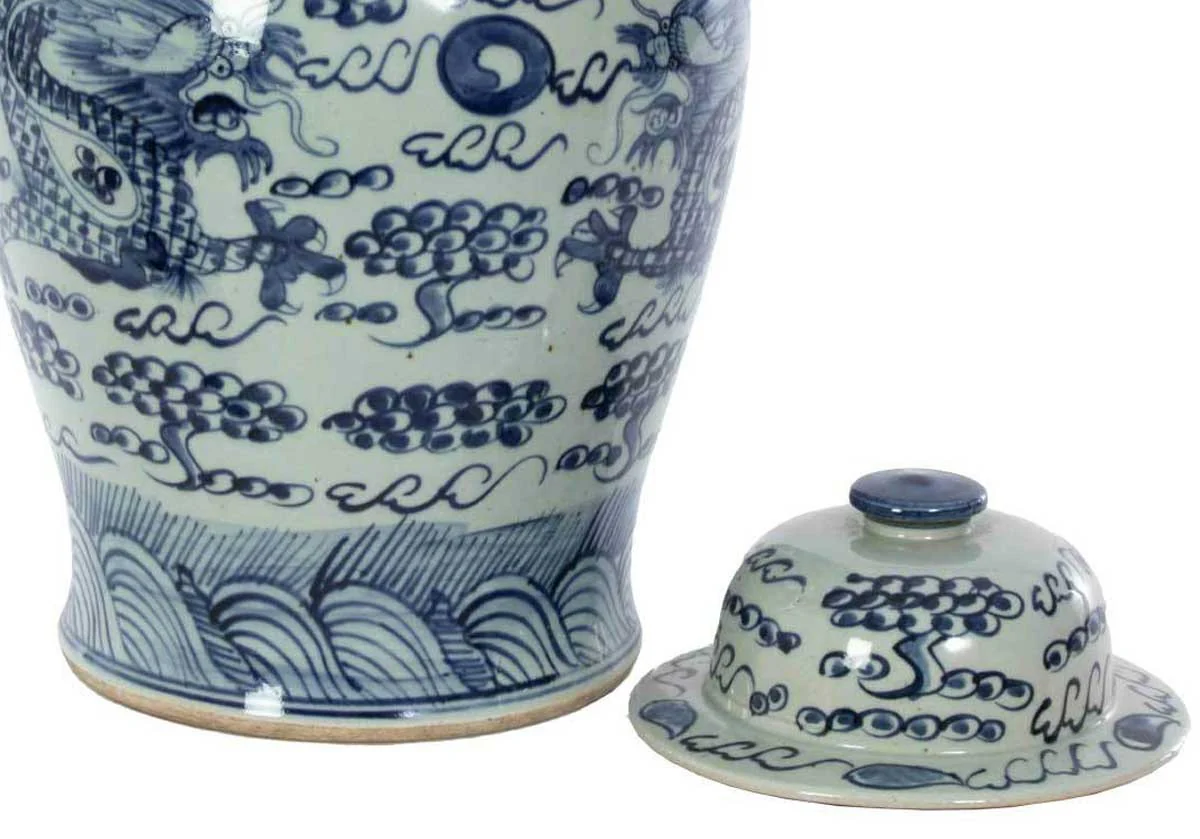 DANCING DRAGON TEMPLE JAR - Image 5