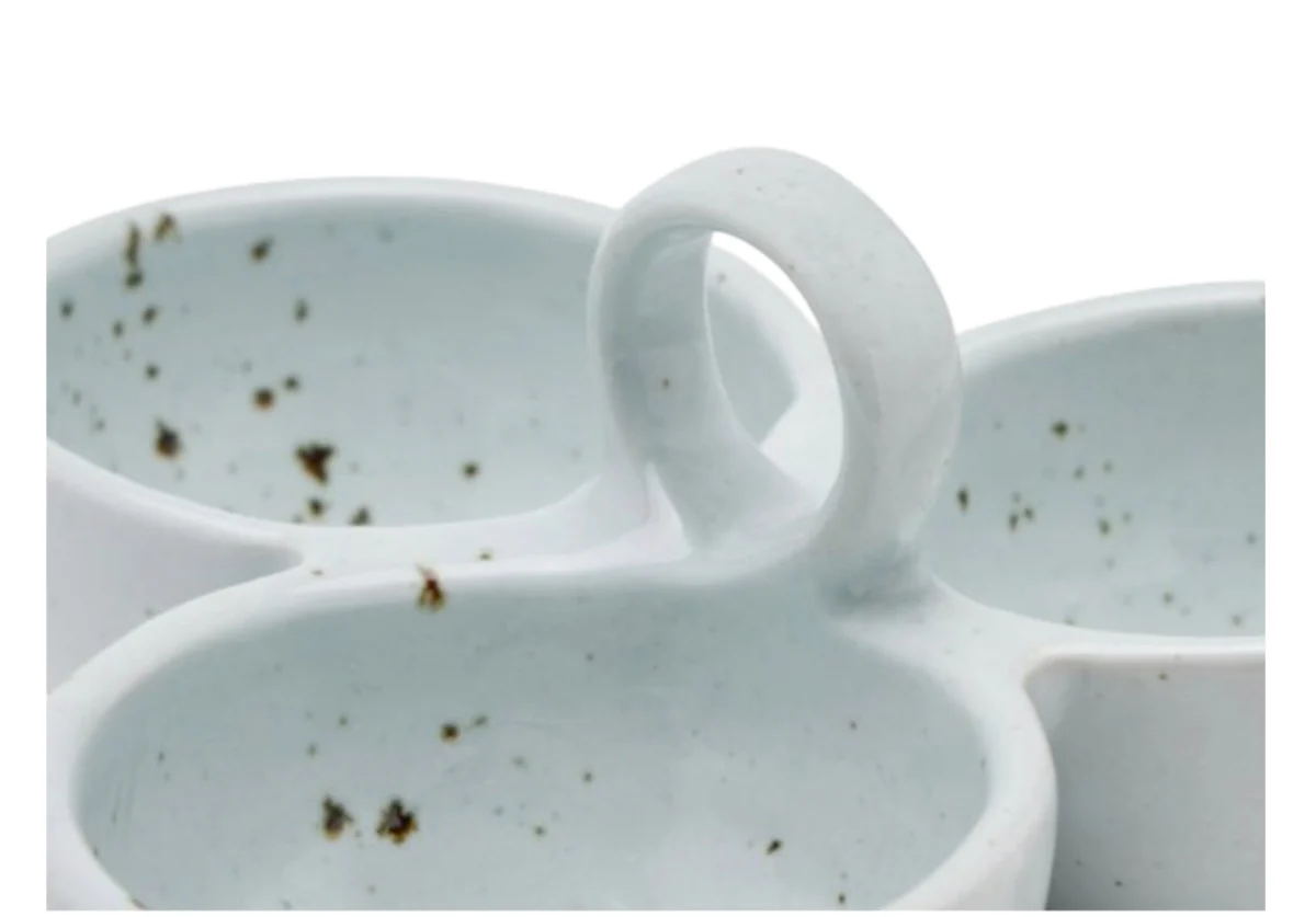 DESMOND SNACK BOWL | White Glaze - Image 2