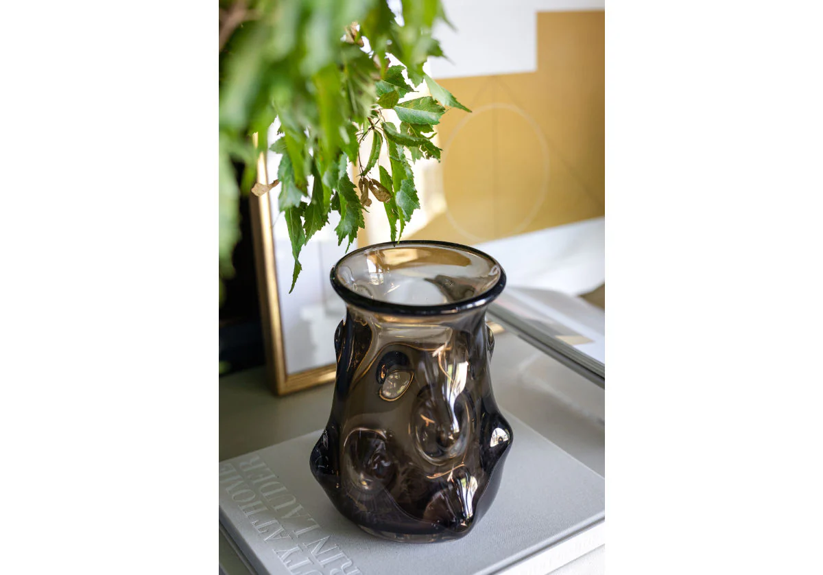 DROPLET GLASS VASE | Cola - Image 12