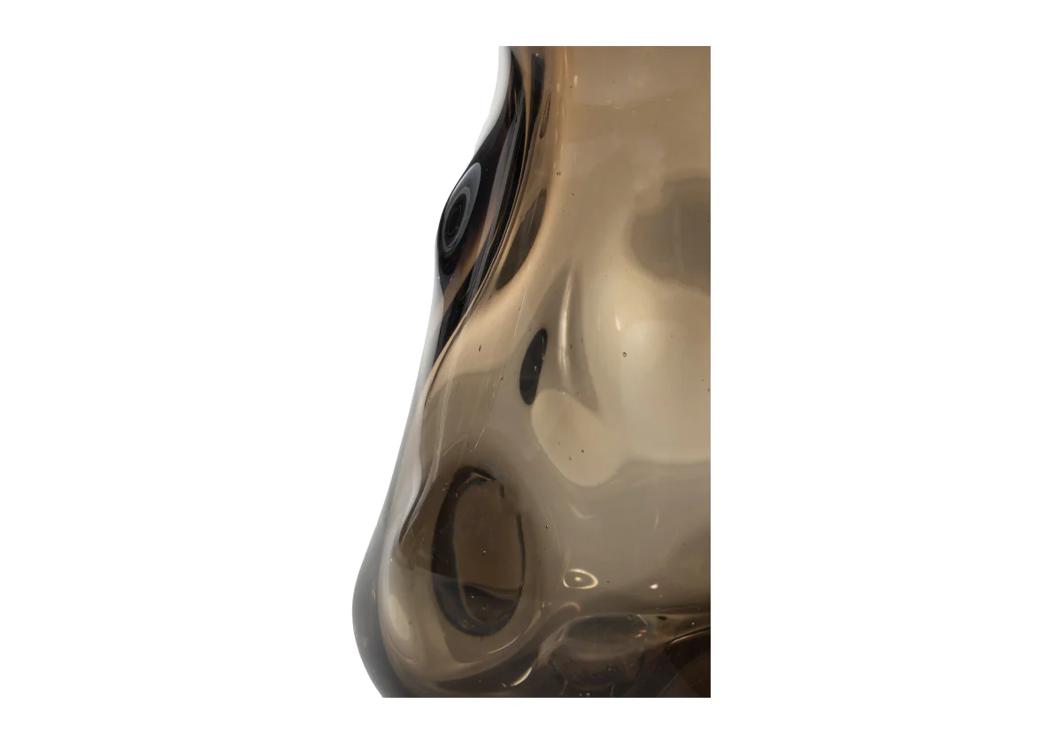 DROPLET GLASS VASE | Cola - Image 8