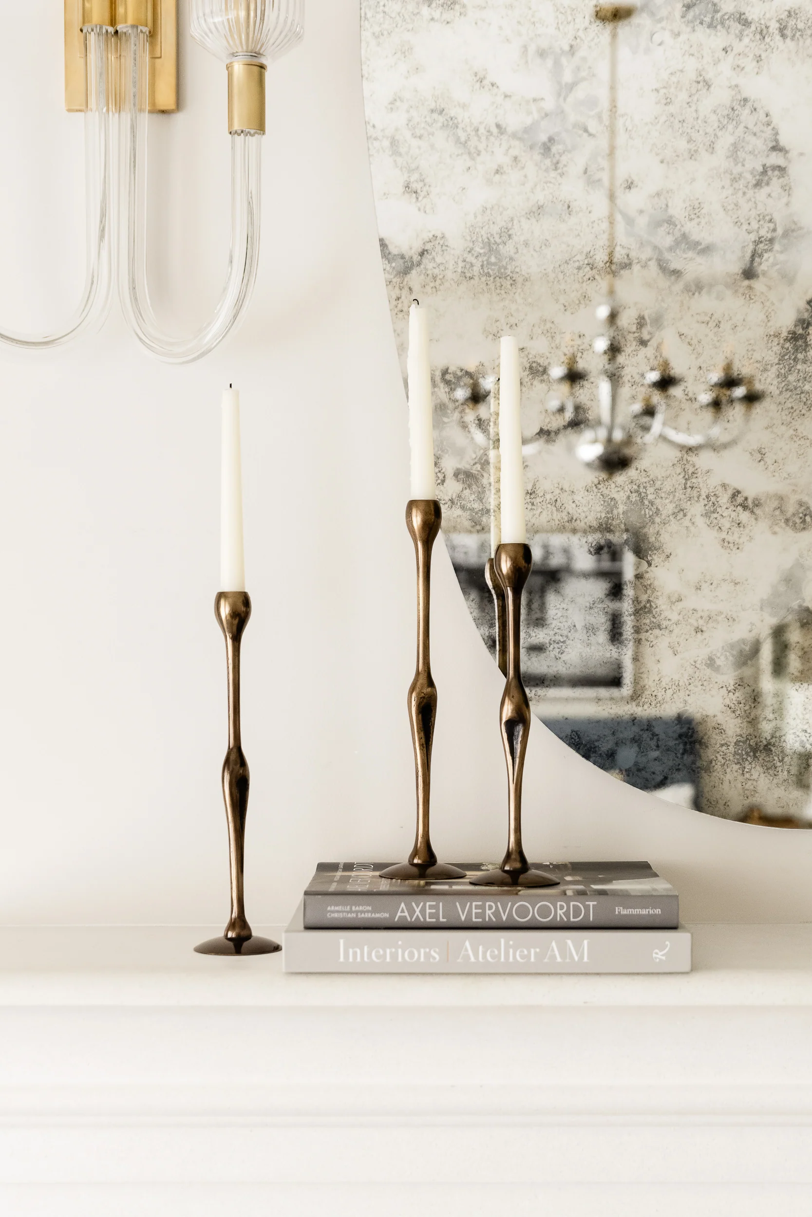 FIGURE BRASS CANDLESTICK - Image 11