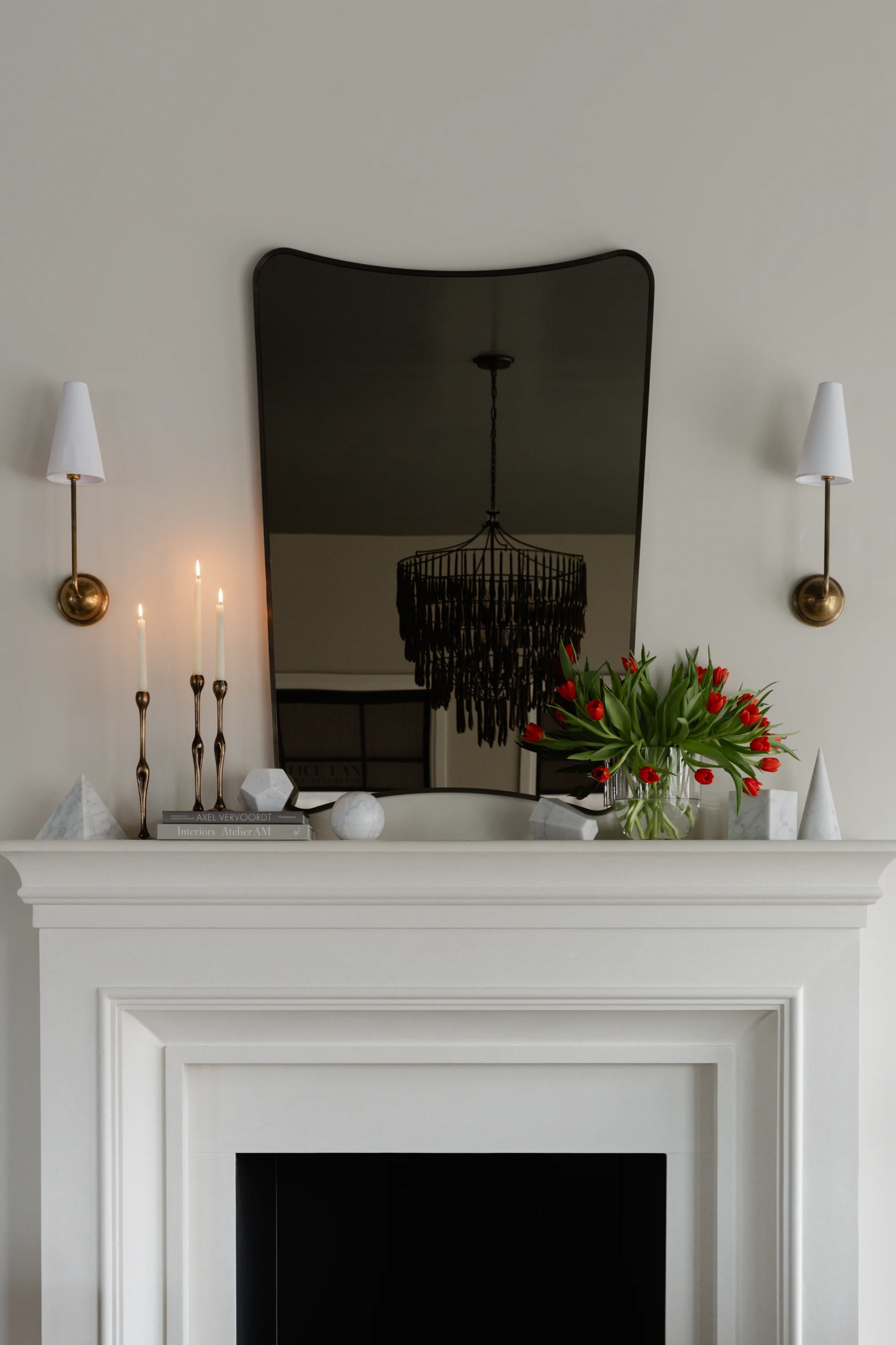 FIGURE BRASS CANDLESTICK - Image 2