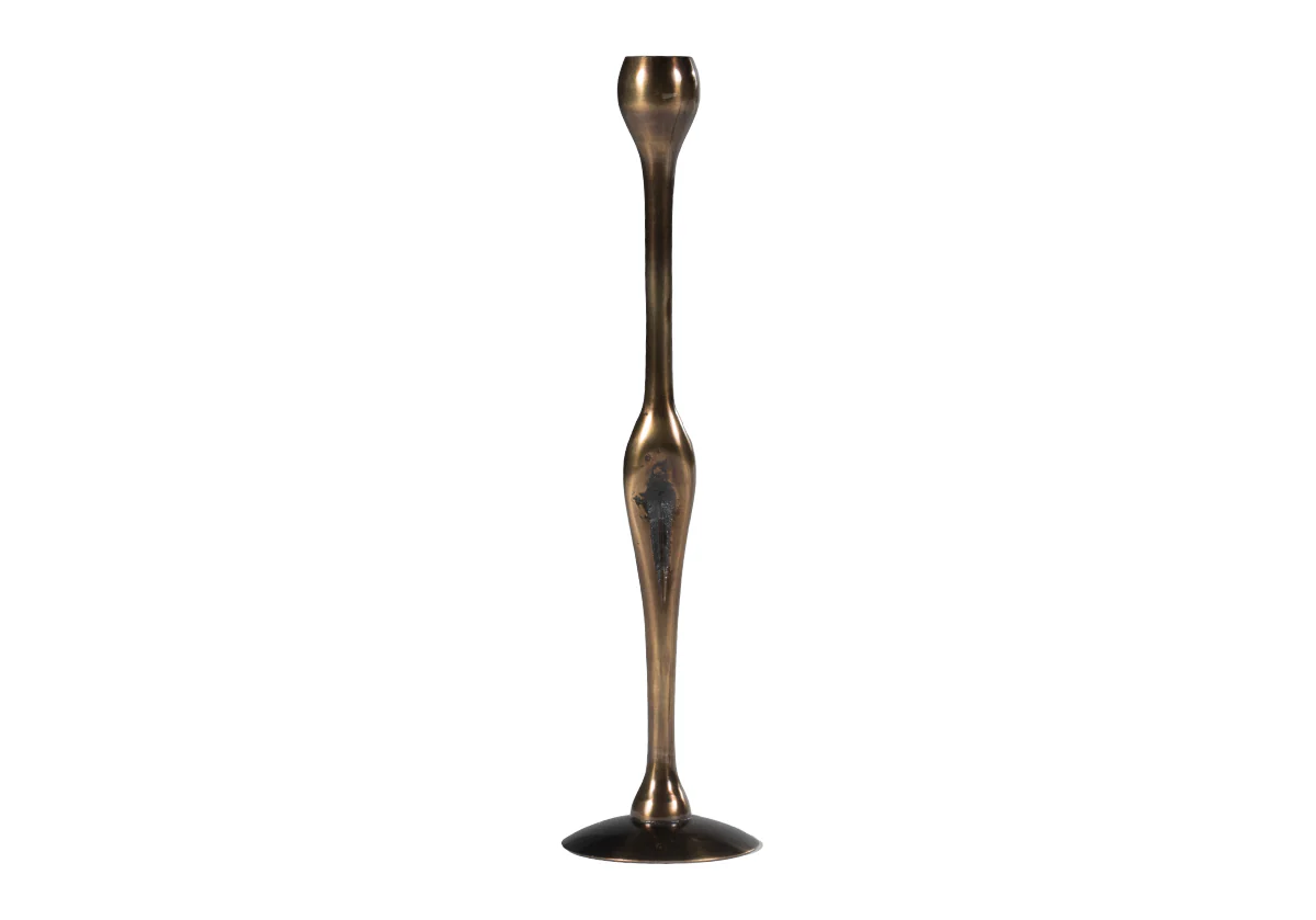 FIGURE BRASS CANDLESTICK - Image 4