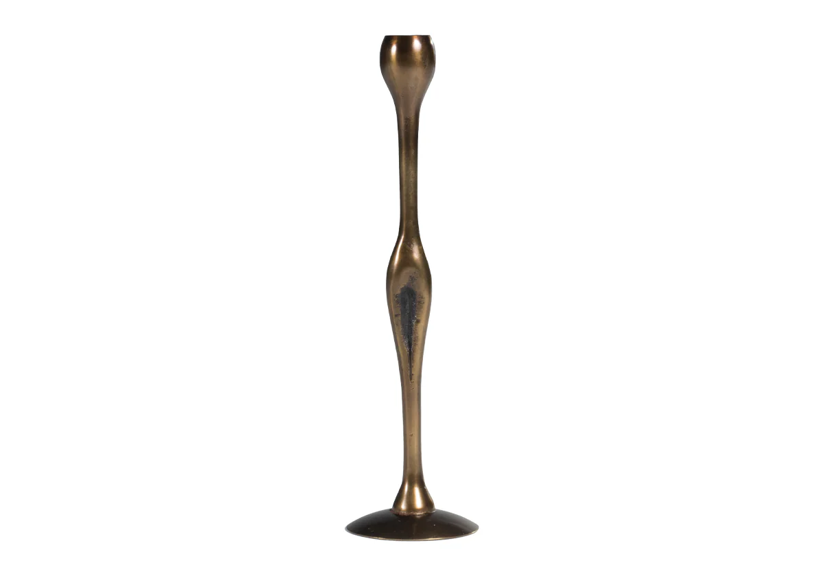 FIGURE BRASS CANDLESTICK - Image 5