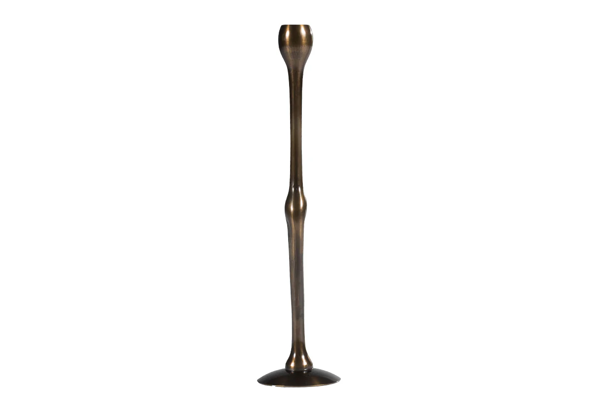FIGURE BRASS CANDLESTICK - Image 6