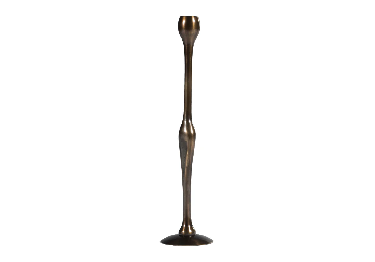 FIGURE BRASS CANDLESTICK - Image 7