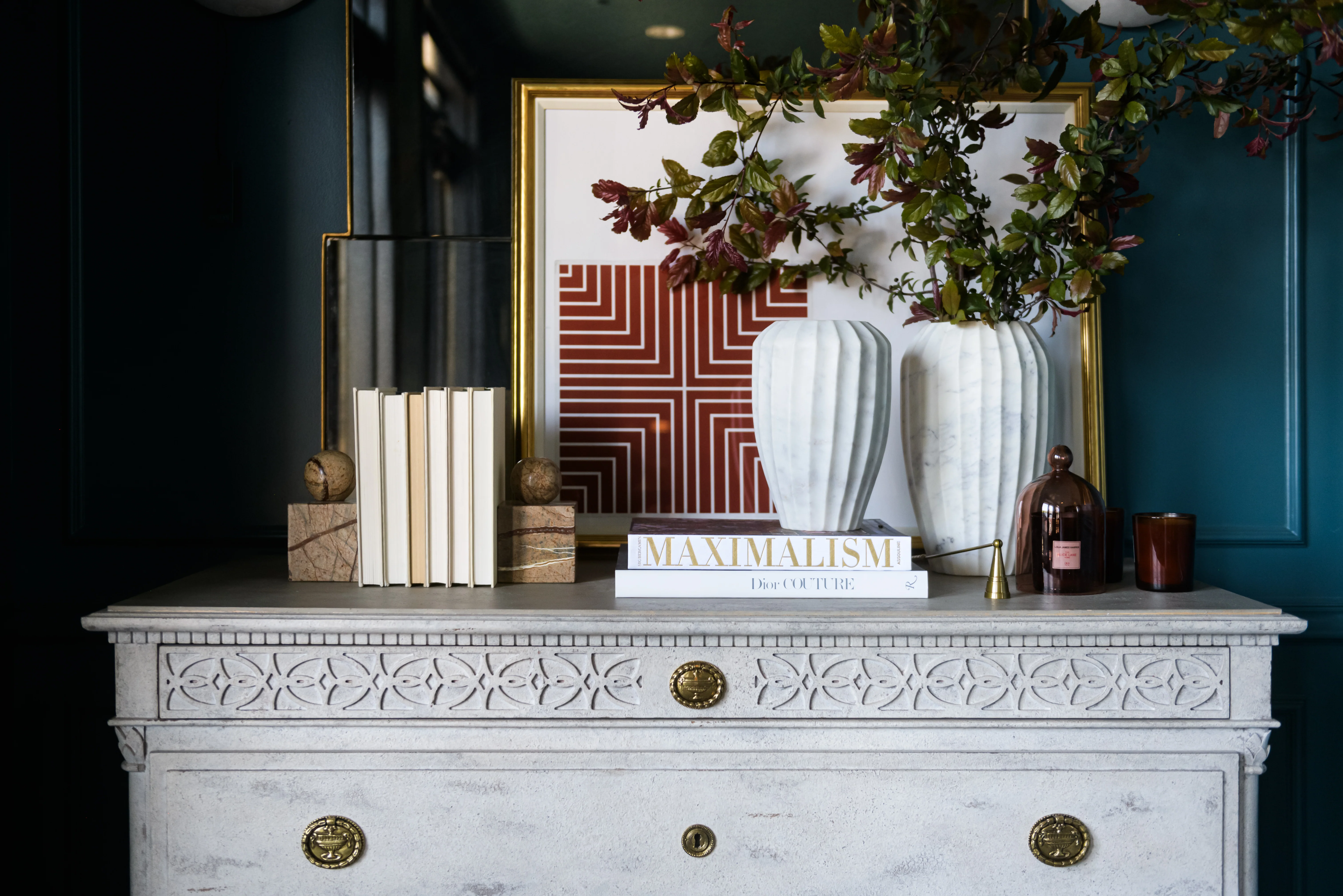 FLORA MARBLE VASE | White - Image 12