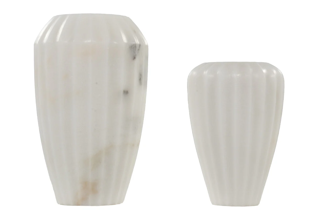 FLORA MARBLE VASE | White - Image 3
