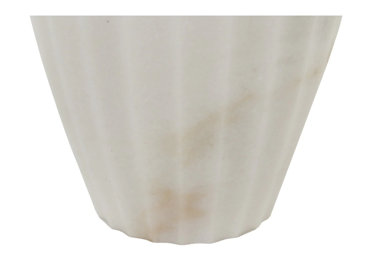 FLORA MARBLE VASE | White - Image 6