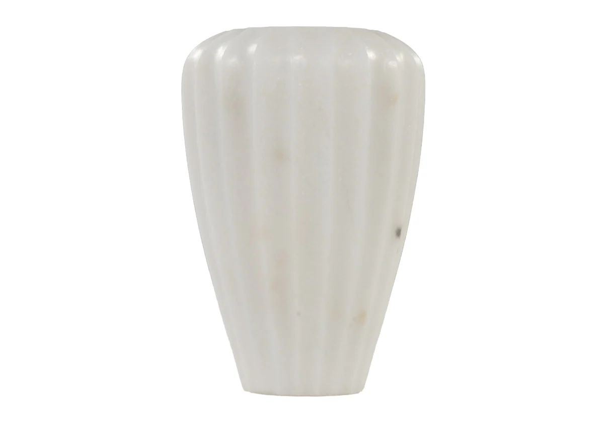 FLORA MARBLE VASE | White - Image 8