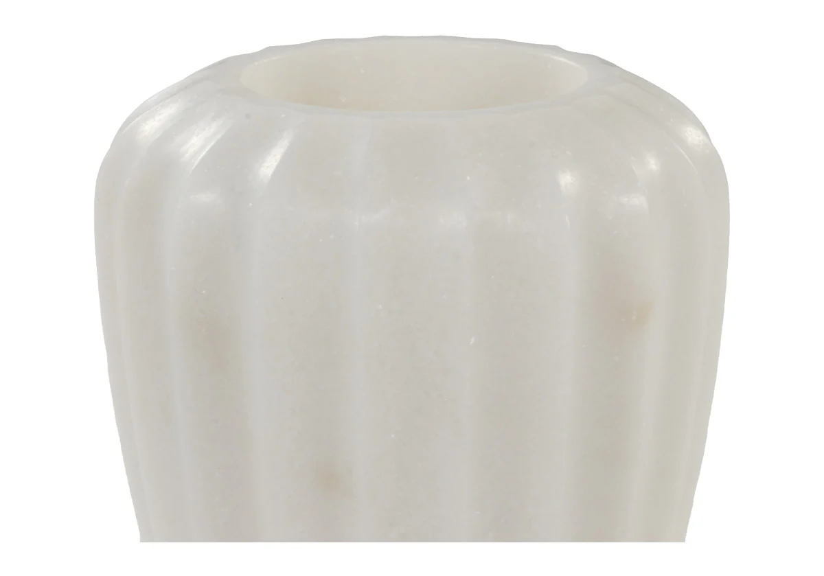FLORA MARBLE VASE | White - Image 9