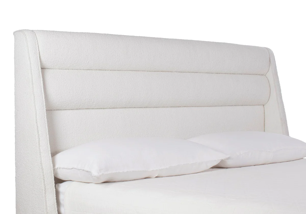 FRANKIE BED | King | Oatmeal Boucle - Image 5