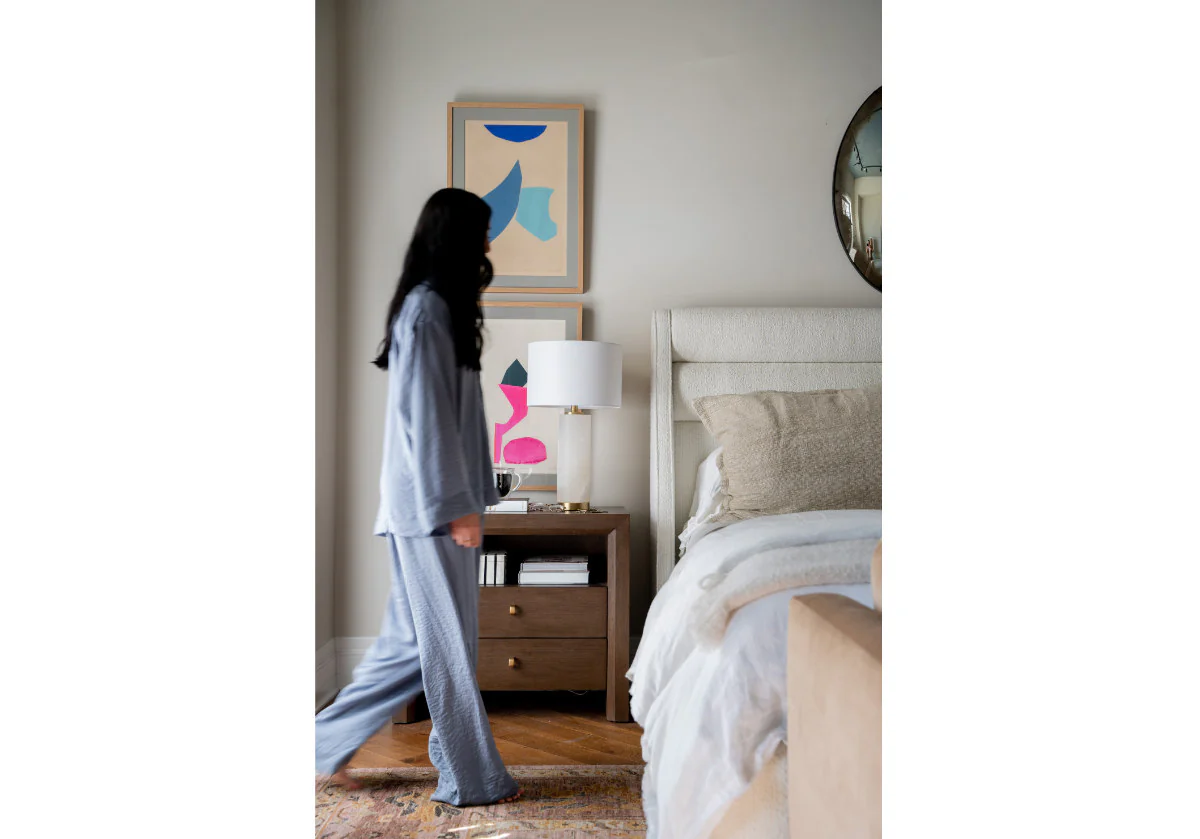 FRANKIE BED | King | Oatmeal Boucle - Image 6