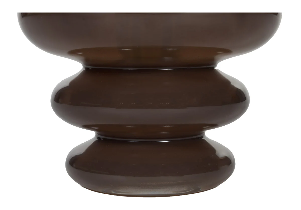 GLASS CHANNEL VASE | Cocoa - Image 7