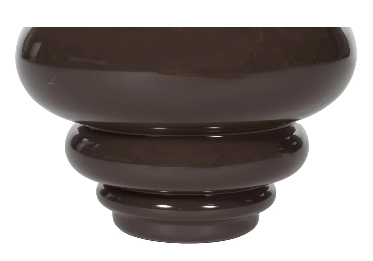 GLASS CHANNEL VASE | Cocoa - Image 8