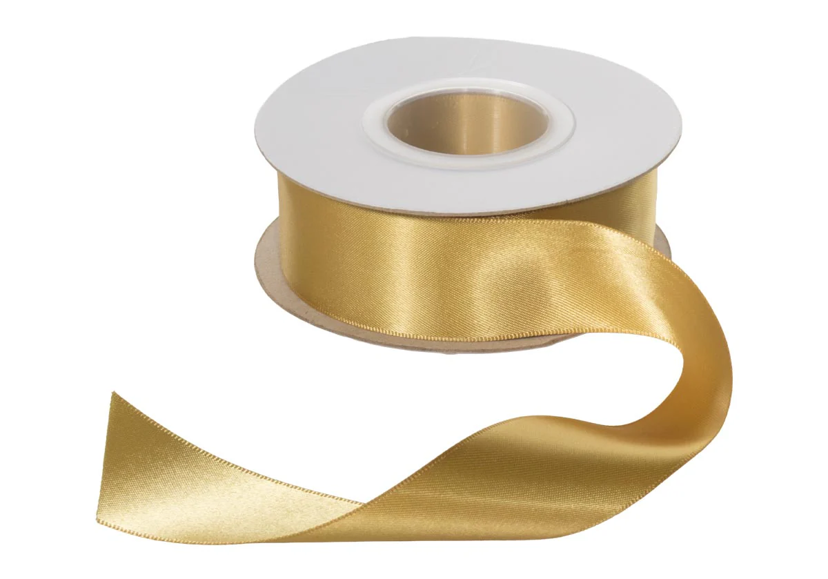 GOLD SATIN RIBBON | 1.25" - Image 3