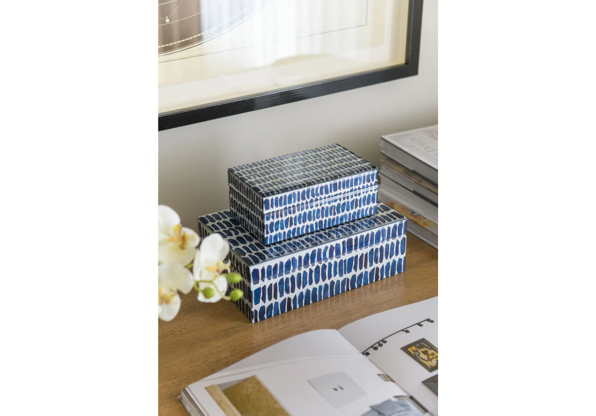 INDIGO BRUSHSTROKE BOX - Image 2