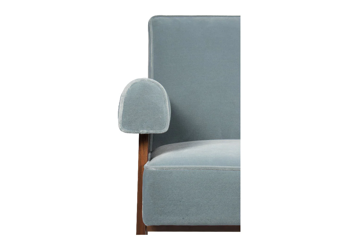 JUDE LOUNGE CHAIR | Capri Vegan Mohair - Image 7