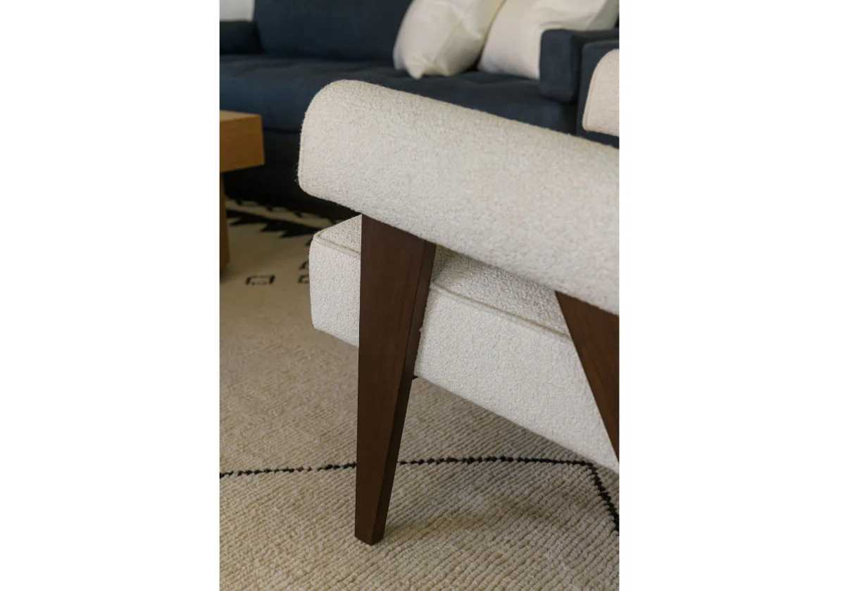 JUDE LOUNGE CHAIR | Oatmeal Boucle - Image 3